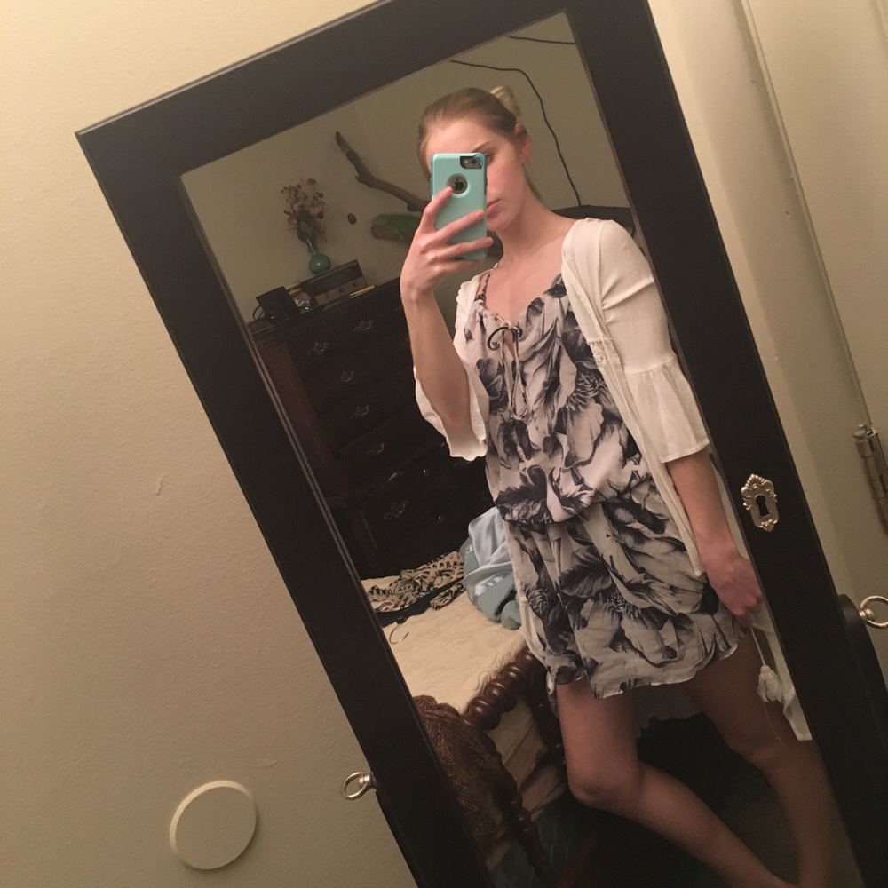 Blue dress